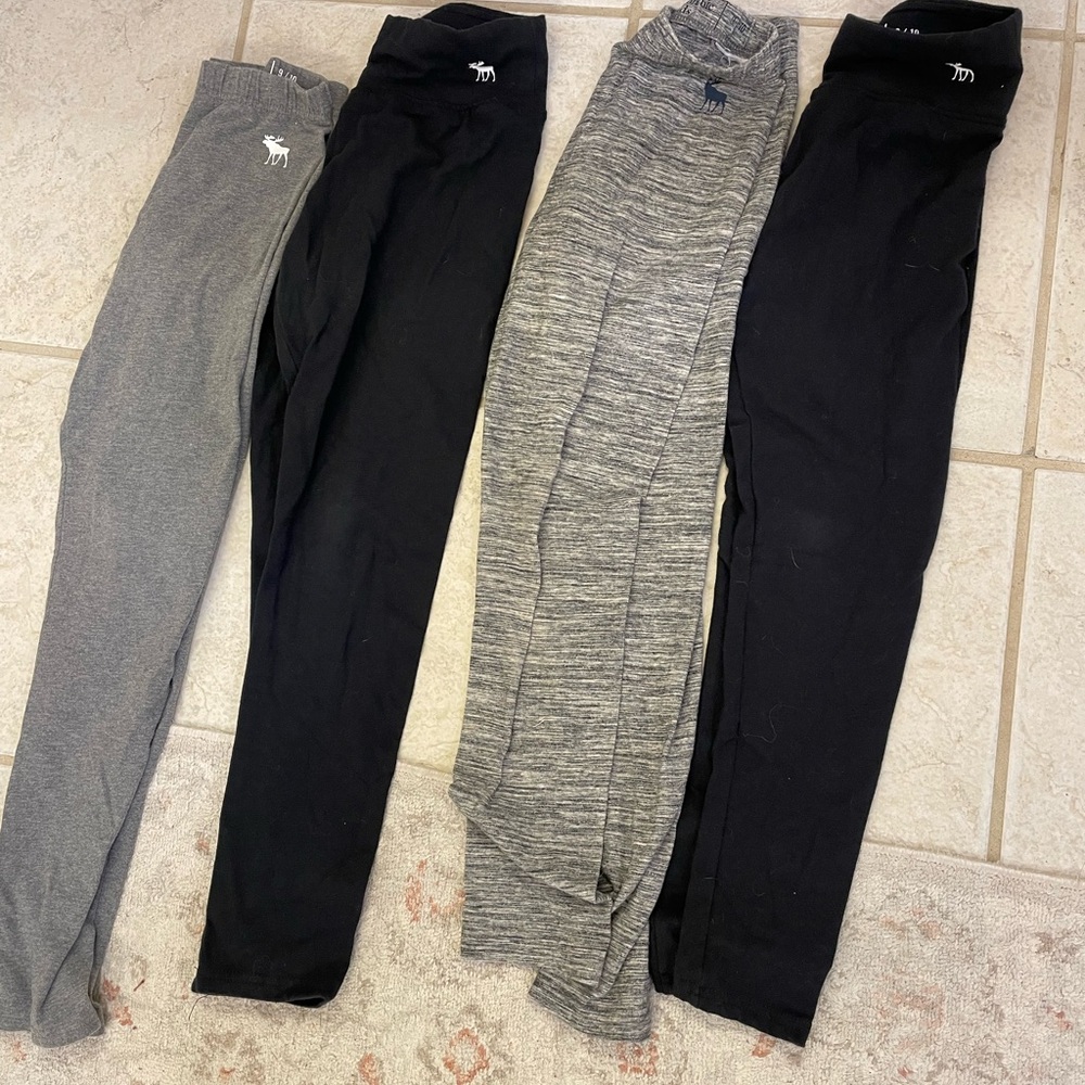 Abercrombie kids girls leggings bundle